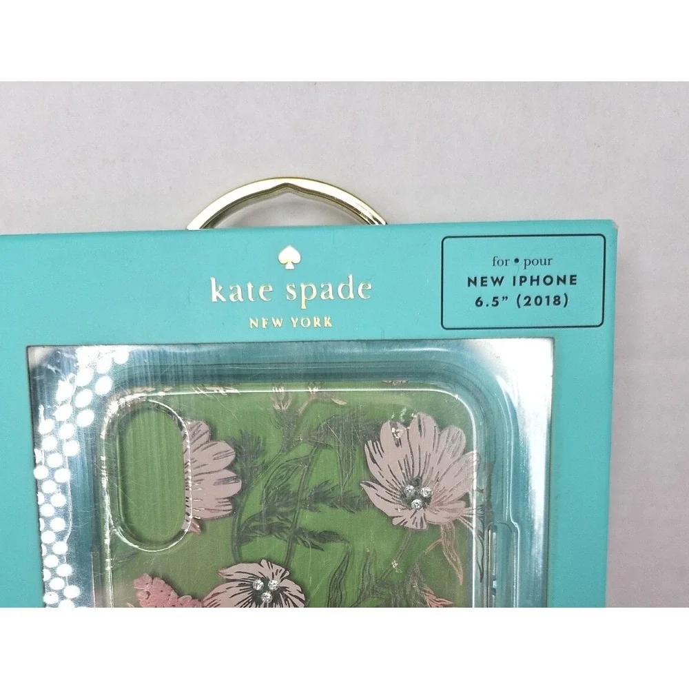 Kate Spade Hardshell Case For Iphone XS Max Hollyhock Rhinestones‎ 6.5